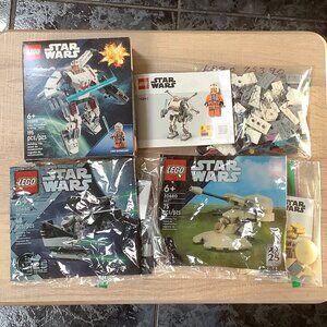 Lego STAR WARS 75390 Luke Skywalker minifigure X Wing Mech 30680 30685 lot